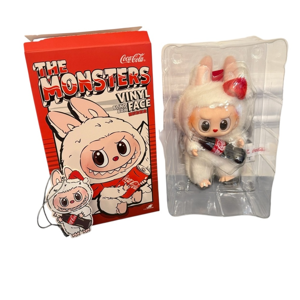 POP MART The Monsters Coca-Cola Labubu Vinyl Box Confirmed Surprise Shake - Picture 1 of 16